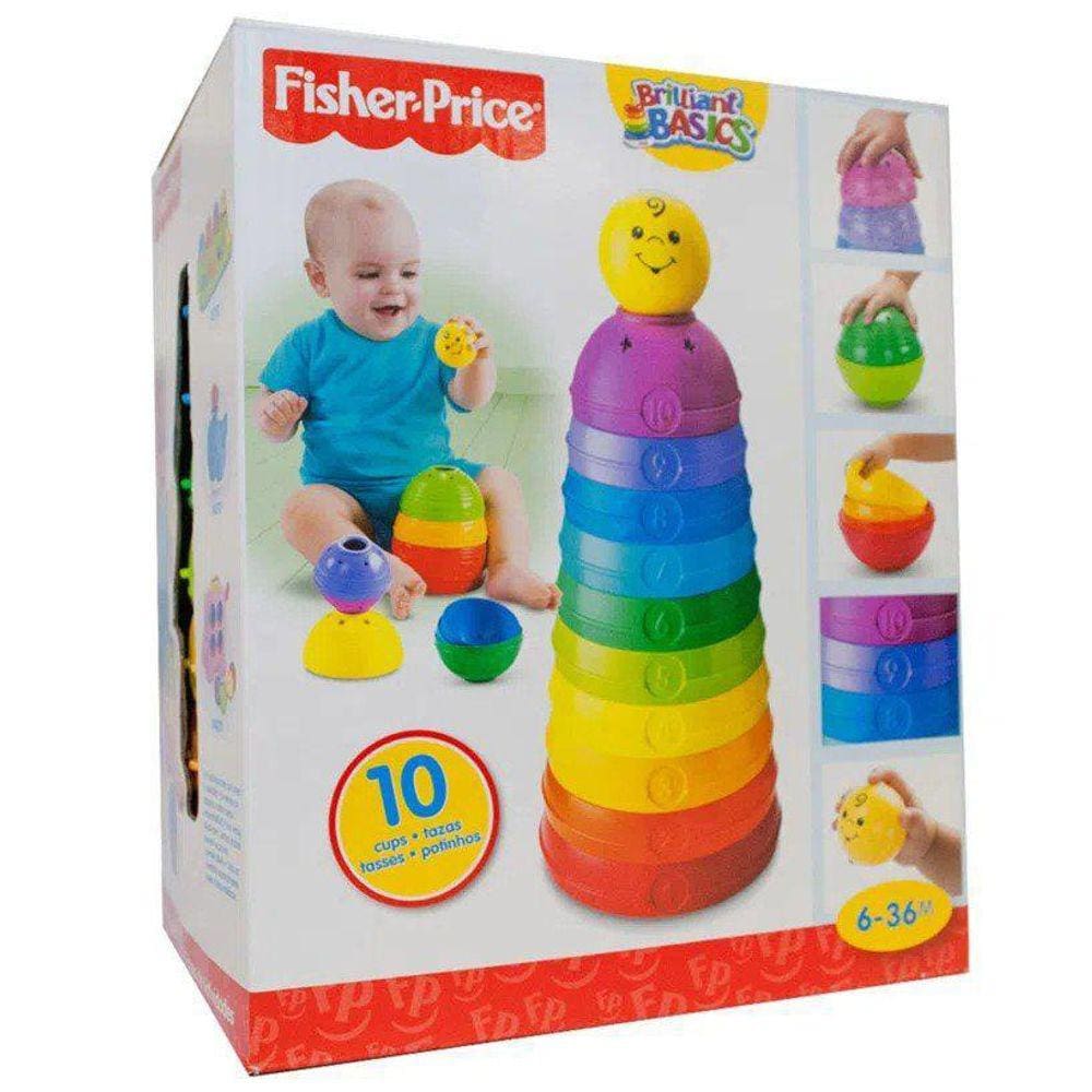 Torre De Potinhos Coloridos Fisher Price - Mattel W4472