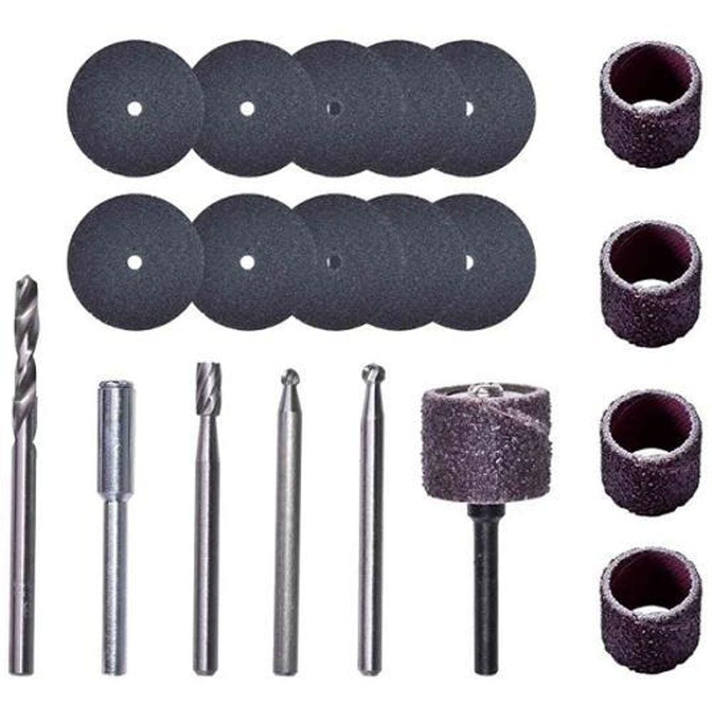 Kit De Acessórios Dremel 733 Com 20 Peças Para Madeira