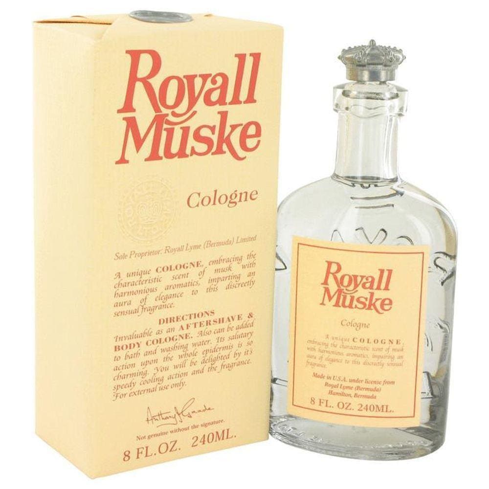 Perfume/col. Masc. Muske Royall Fragrances 240 Ml Loção Para Todo Uso / Cologne