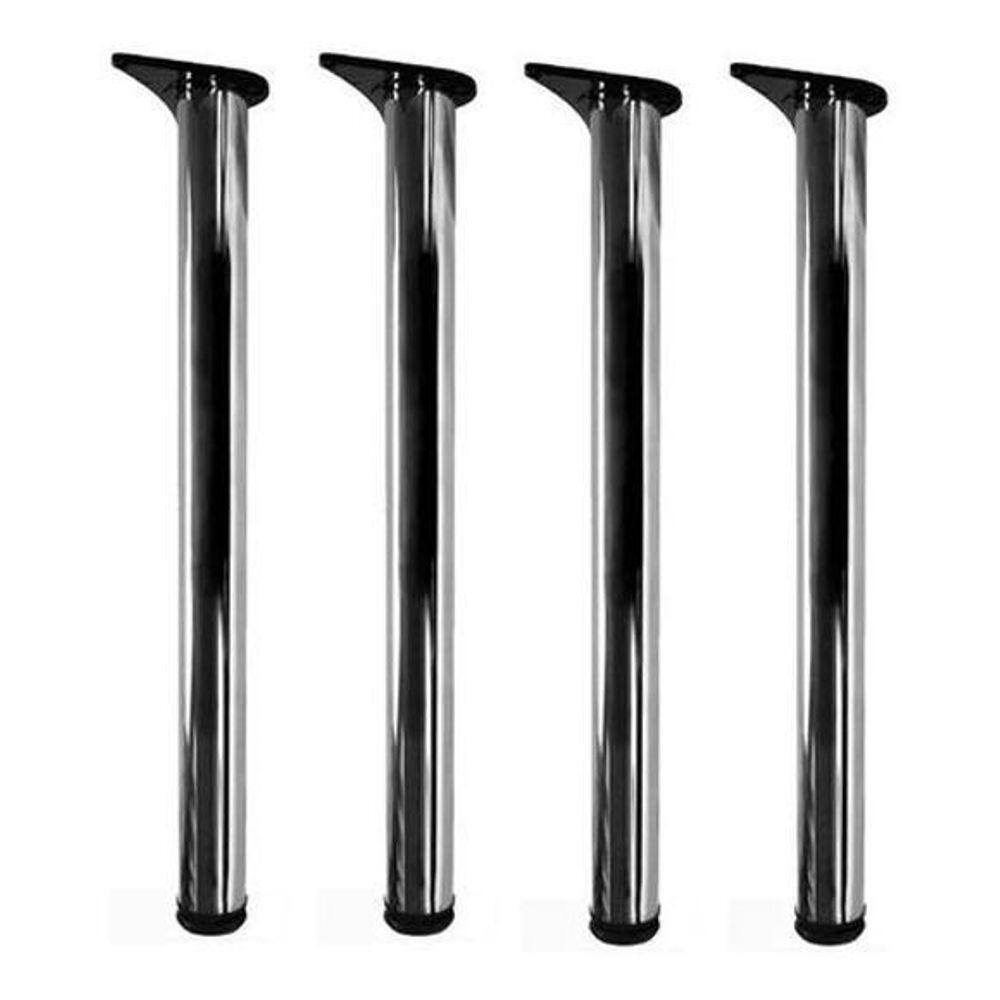 Kit 4 Pes De Mesa 127 Fgvtn 60X730Mm Cromado