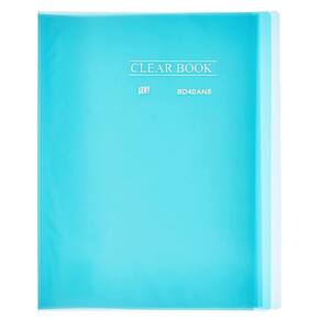 Pasta Catálogo A4 Yes 40 Envelopes Bd40Ans Clear Azul