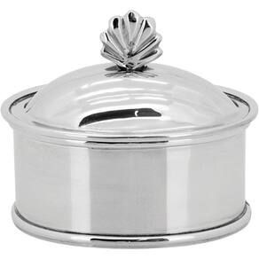 HOME&CO AMNE PORTA JOIAS 9x10x8cm METAL PRATA
