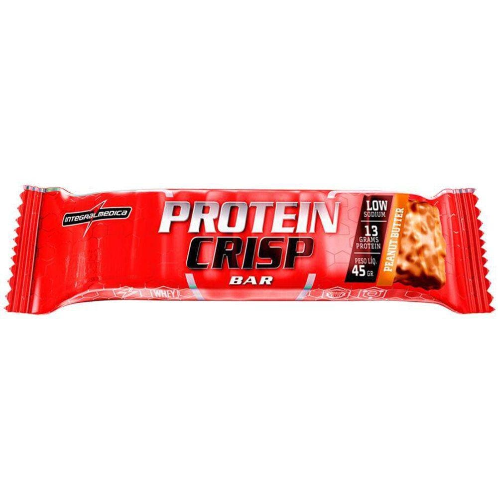 Protein Crisp Bar Sabor Peanut Butter Integralmedica 45G