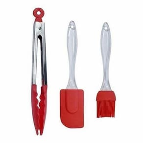 Kit Utensílios Com 3 Pecas Em Silicone