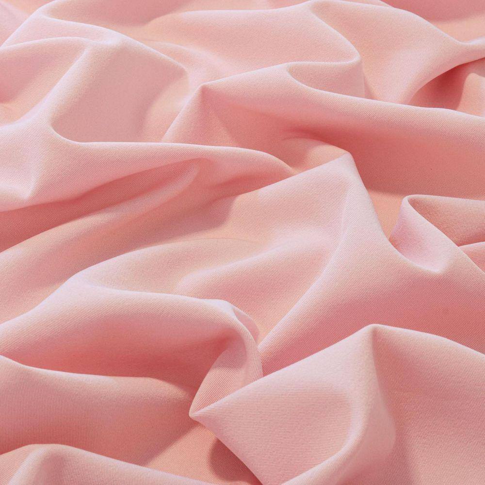 Tecido Gabardine Two Way Com Elastano 1,50 Mt Rosa Bebe