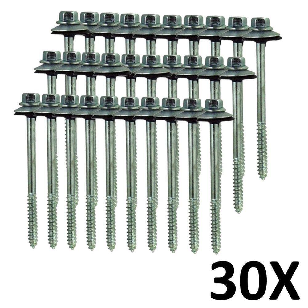 Kit 30 Parafuso para Telha com Arruelas 5/16``X85 mm