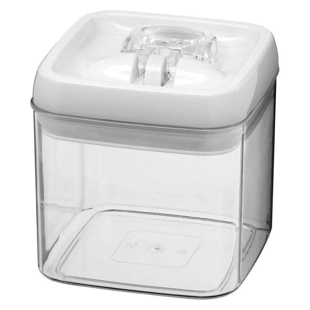 PRATIK POTE 13x13x13cm 1L PLÁSTICO TRANSP HERMÉTICO