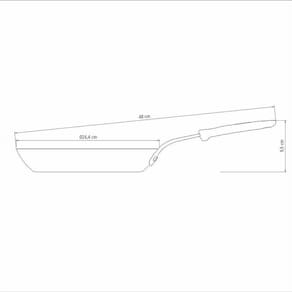 Frigideira De Ferro Profissional 26 Cm 1,7 L Tramontina