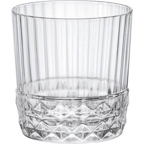 BORMIOLI ROCCO AMERICA `20S COPO UÍSQUE 9x9x9cm 350ml VIDRO TRANSP 6PÇ