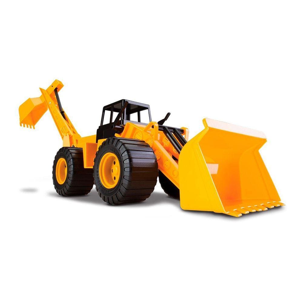Trator Roda Livre - Combo - Retroescavadeira - Cardoso Toys