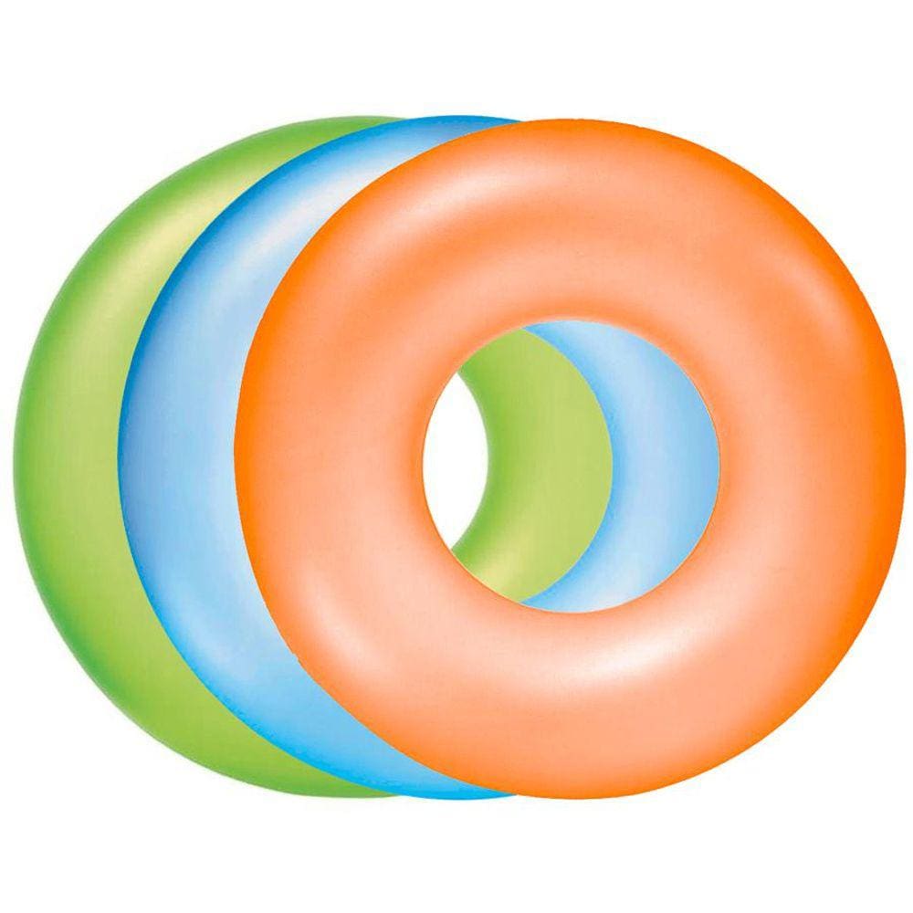 Bóia de Piscina Neon  3 Unidades 76cm