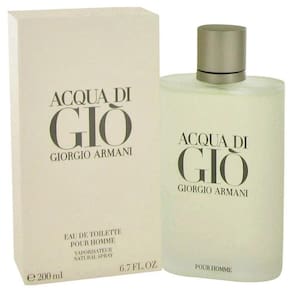 Perfume/col. Masc. Acqua Di Giorgio Armani 200 Ml Eau De Toilette