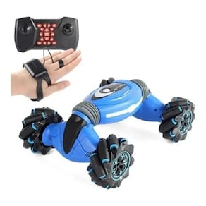 Carrinho Remoto Acrobático Stunt Gestos 4x4 Monster Twist Azul