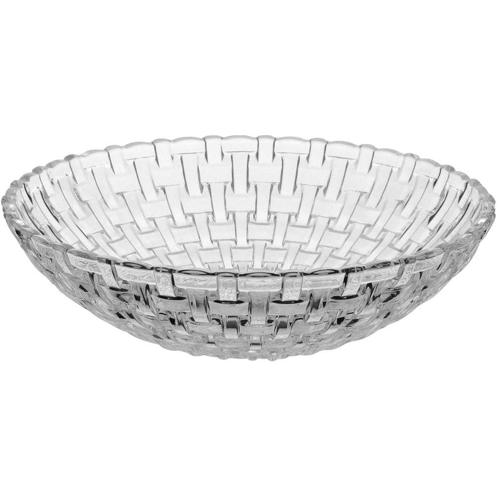 BELLAVE CENTRO MESA 7x25x25cm CRISTAL ECO TRANSP