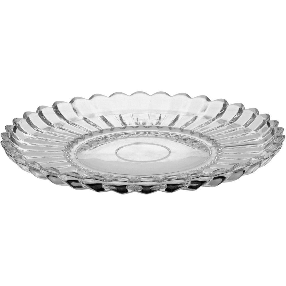 GENOVA CENTRO MESA 4x30x30cm CRISTAL ECO TRANSP