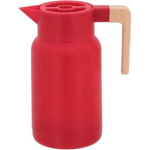 NORDEN GARRAFA TÉRMICA 25x13x13cm 1L PLÁSTICO VERMELHO AMPOLA VIDRO