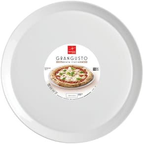 BORMIOLI ROCCO GRANGUSTO PRATO PIZZA 2x34x34cm VIDRO TEMPERADO BRANCO