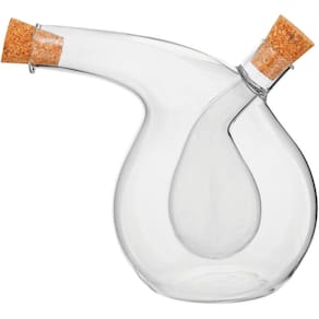 SAUCE GALHETEIRO AZEITE / VINAGRE 15x14x10cm 350/75ml BOROSILICATO TRANSP 2 EM 1