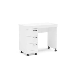 Escrivaninha Politorno Osaka 3 Gavetas Cor Branco