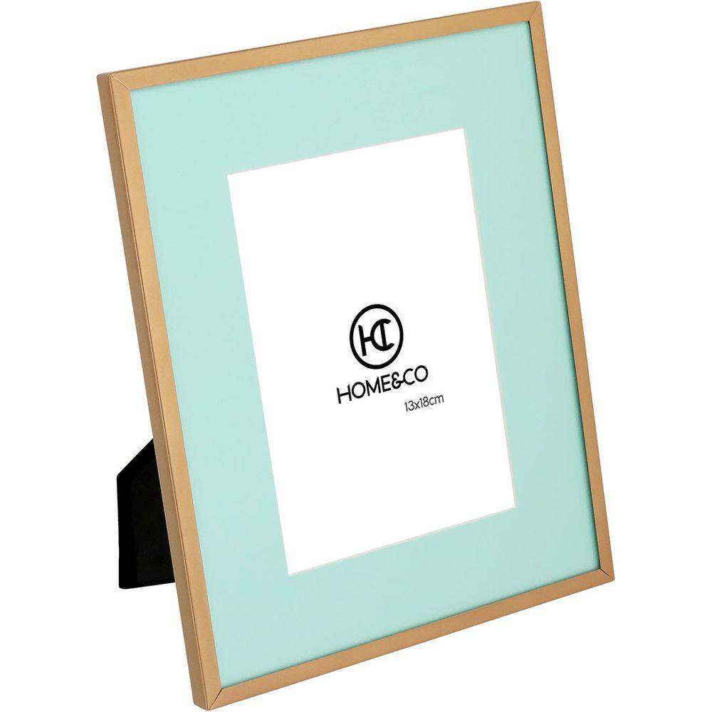 HOME&CO IGNAZ PORTA-RETRATOS 13X18 26x21x1,2cm METAL VERDE