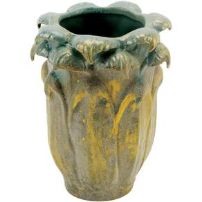 HOME&CO CHRYSO VASO 21x16x16cm CERÂMICA VERDE