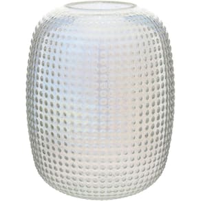 ORIGAN VASO 26x21x21cm VIDRO FURTA-COR LUSTRADO