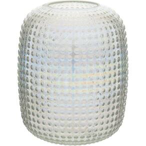 ORIGAN VASO 19x17x17cm VIDRO FURTA-COR LUSTRADO