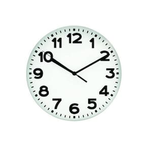Relógio de Parede 20cm - Branco