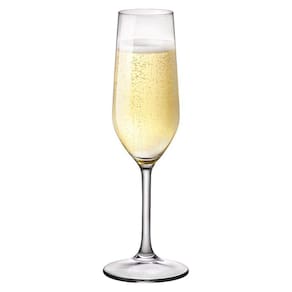 BORMIOLI ROCCO RISERVA TAÇA CHAMPANHE 22x8x8cm 200ml CRISTAL TRANSP 6PÇ