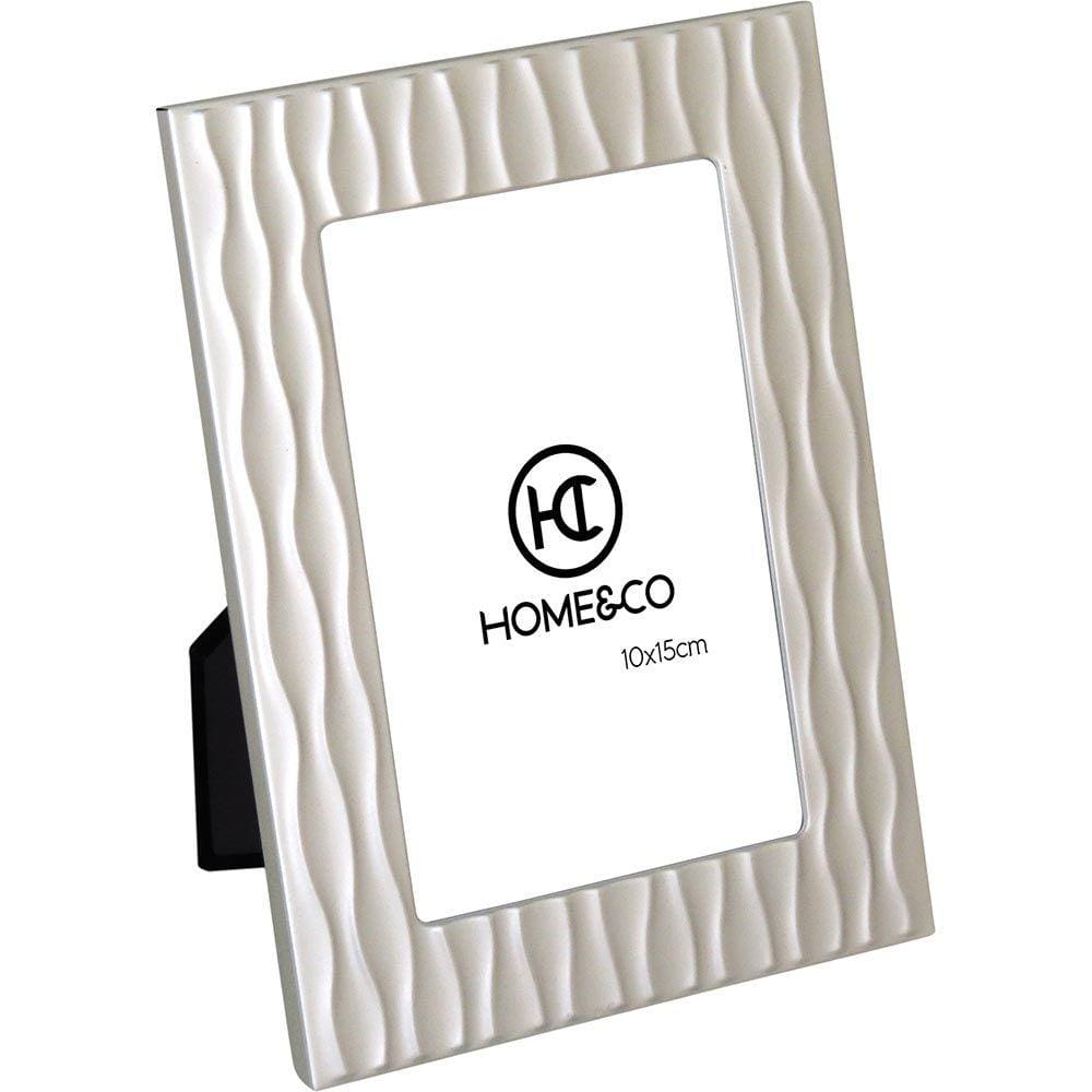 HOME&CO GARBO PORTA-RETRATOS 10X15 19,3x14,2x2cm METAL PRATA