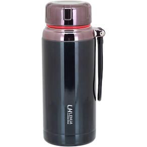 LEHUA GARRAFA TÉRMICA 22x8x8cm 600ml INOX AZUL PAREDE DUPLA