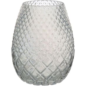 ORIGAN VASO 22x18x18cm VIDRO FURTA-COR LUSTRADO