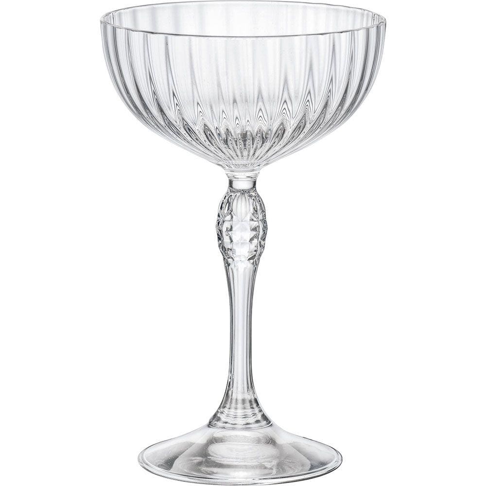 BORMIOLI ROCCO AMERICA `20S TAÇA COQUETEL COUPE 16x10x10cm 220ml CRISTAL TRANSP 6PÇ