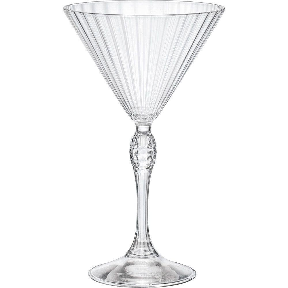 BORMIOLI ROCCO AMERICA `20S TAÇA MARTINI 19x11x11cm 240ml CRISTAL TRANSP 6PÇ
