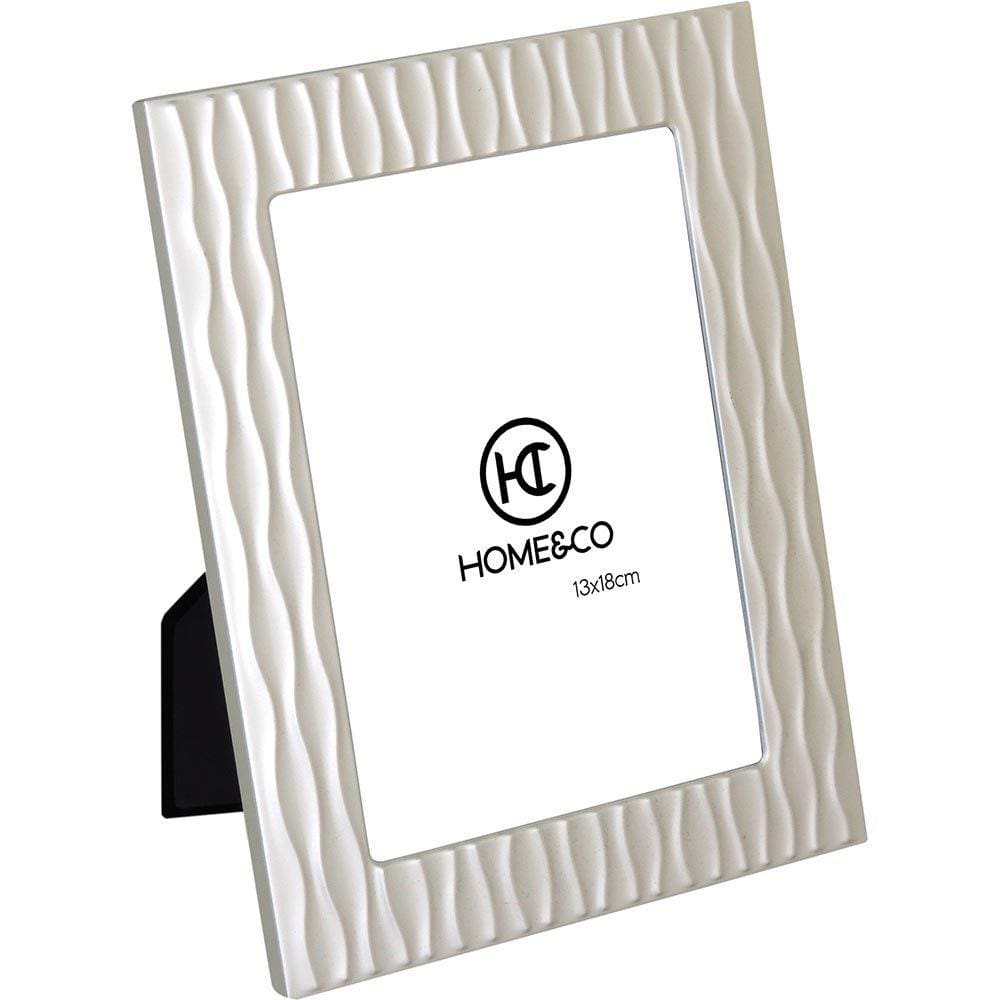HOME&CO GARBO PORTA-RETRATOS 13X18 22x17x3cm METAL PRATA