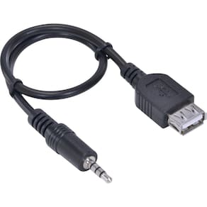 Cabo P2 3 Vias X Usb Fêmea 30 Cm Ps2usbf-30