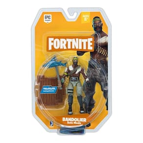 Boneco Fortnite Bandolier 10cm Com Acessórios