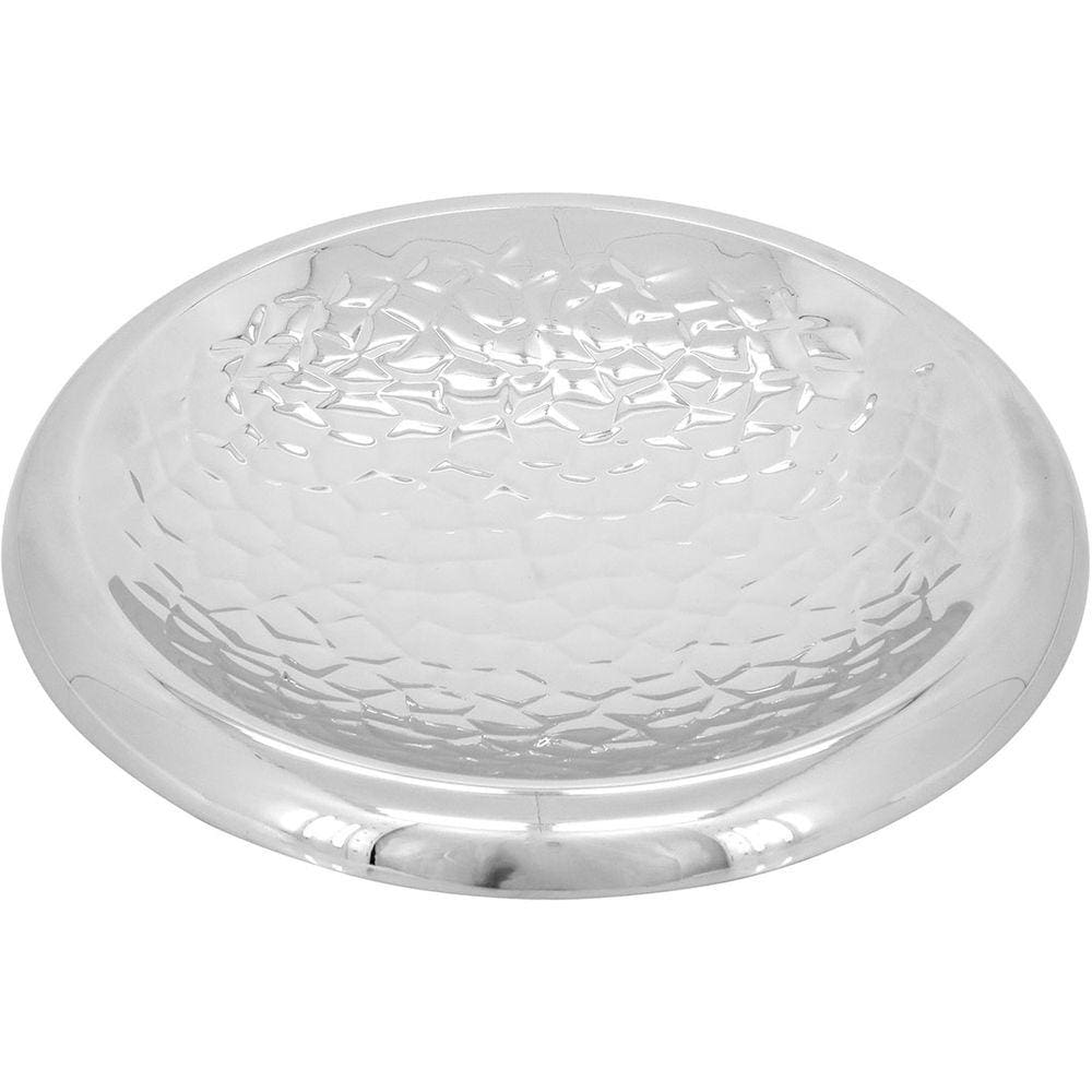 HOME&CO CENTRO MESA 6x30x30cm INOX PRATA