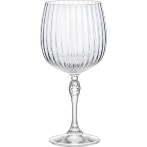BORMIOLI ROCCO AMERICA `20S TAÇA GIN TONICA 23x11x11cm 740ml CRISTAL TRANSP 6PÇ