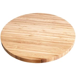 TABLE BANDEJA PARA SERVIR 4x35x35cm BAMBU NATURAL GIRATORIO