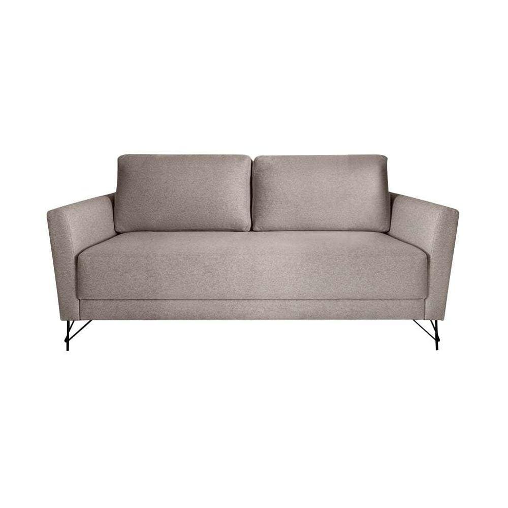 sofá 2 lugares nikos bege