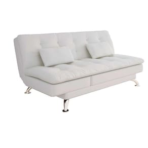 sofá-cama casal 3 lugares amanda corino branco