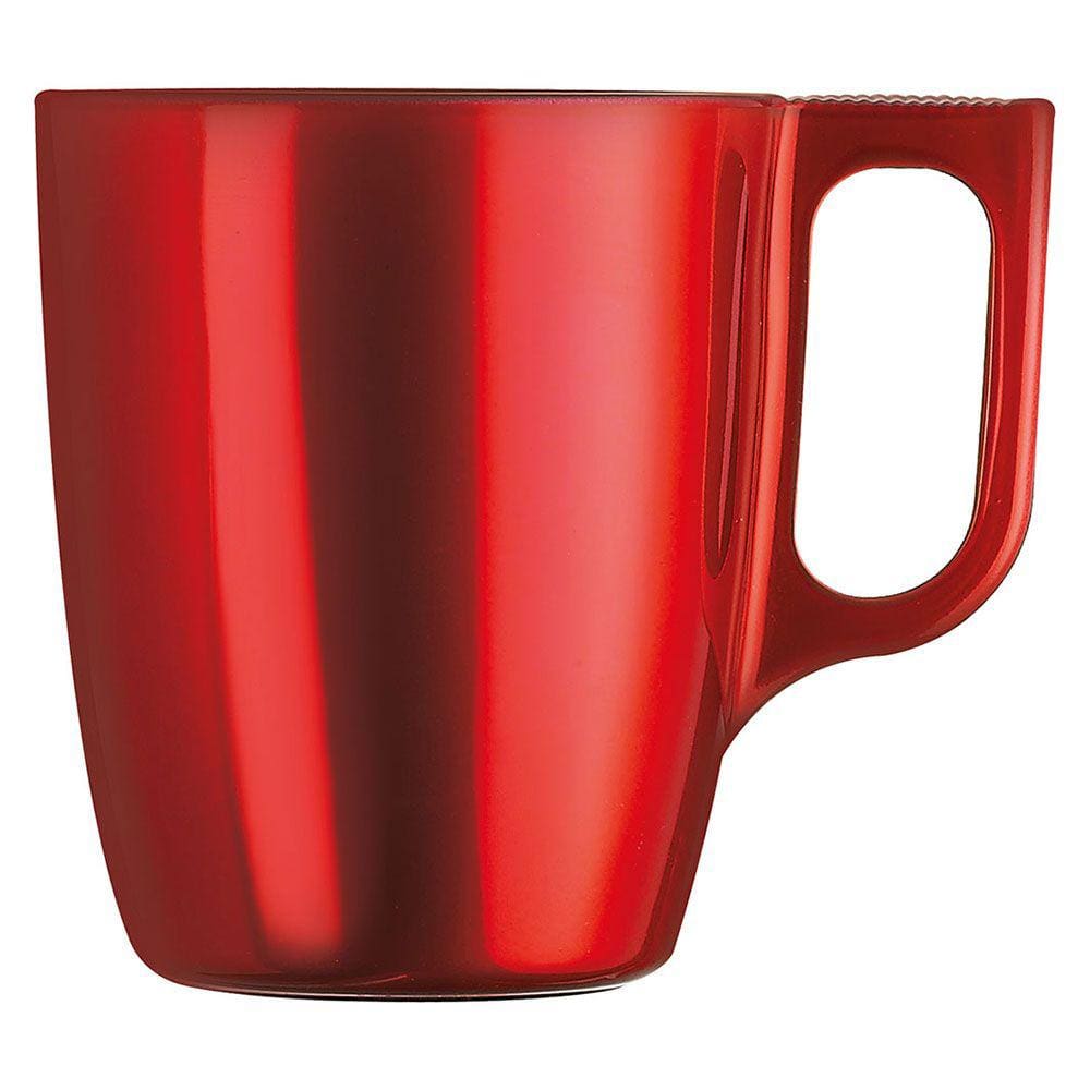 LUMINARC FLASHY CANECA 9x8x8cm 250ml VIDRO TEMPERADO VERMELHO