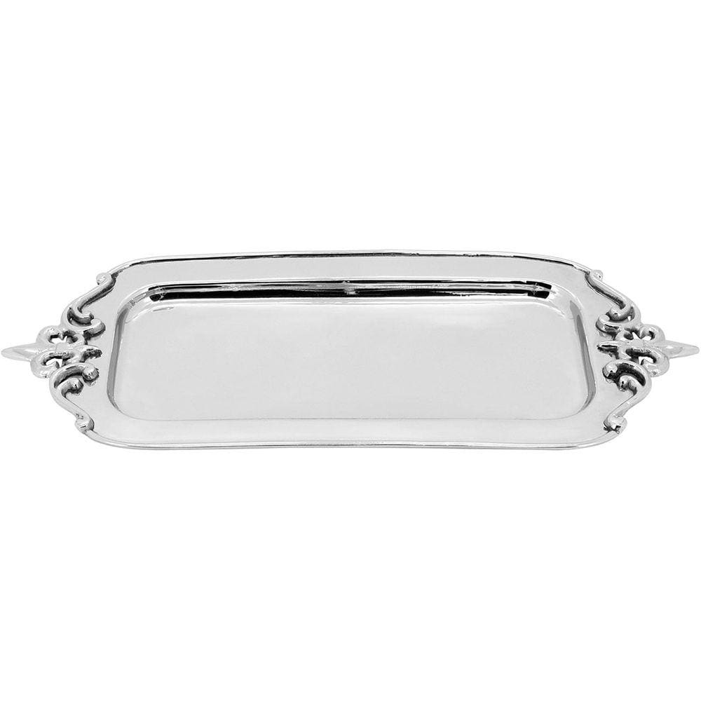 HOME&CO HATTIE BANDEJA 2x39x16cm METAL PRATA