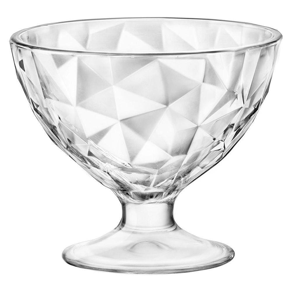 BORMIOLI ROCCO DIAMOND TAÇA SOBREMESA 10x12x12cm 360ml VIDRO TRANSP 6PÇ