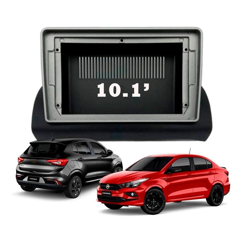 Moldura Painel Multimidia 10.1 Polegadas Fiat Argo Cronos