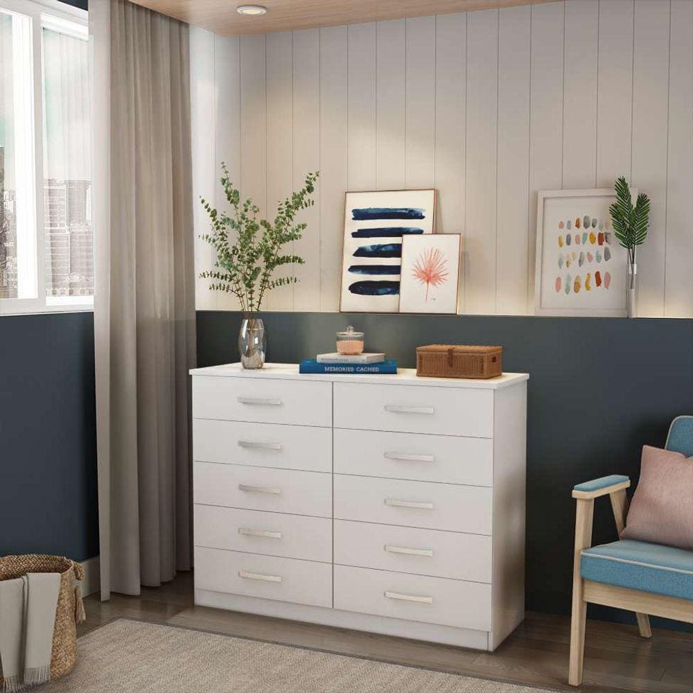 cômoda denver 10gv branco