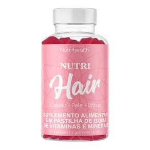 Nutri Hair Suplemento Alimentar em Goma 60und - Nutrihealth