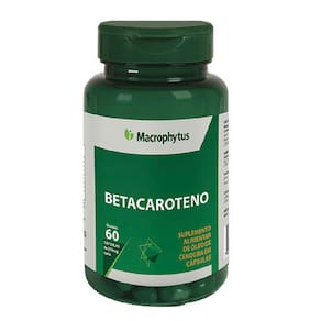 Betacaroteno 250mg 60Cps - Macrophytus