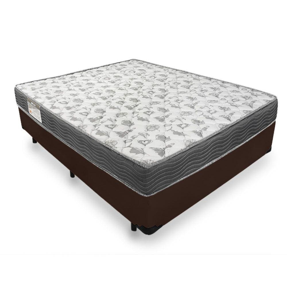Cama Box Viúva + Colchão De Espuma D33 - Ortobom - ISO 100 128x188x53cm
